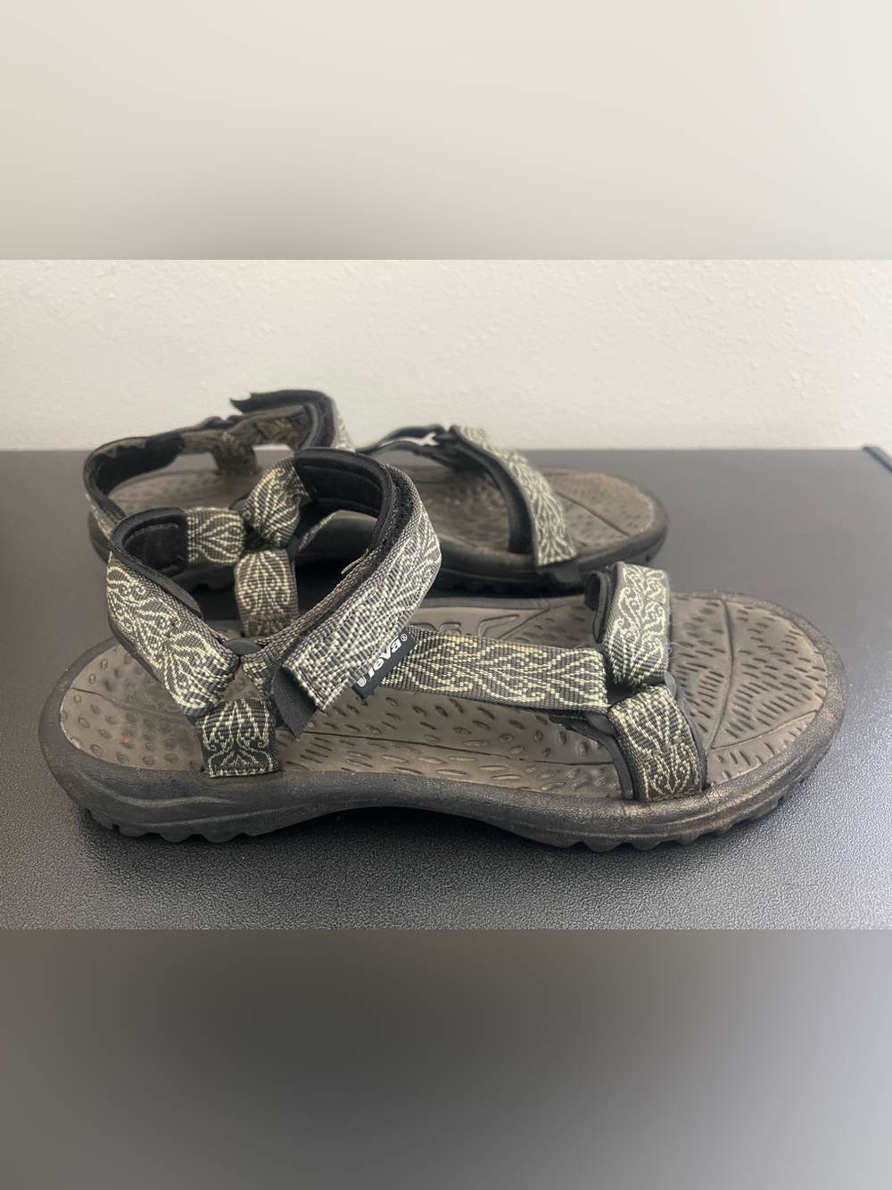 Women’s Teva Hurricane Outdoor Sport Sandals - Gray Pattern